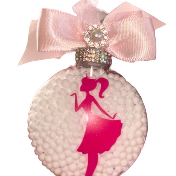 Christmas Ornament Set 4, Custom Ornaments, Barbie Inspired Gift, Personalized - Picture 4 of 16